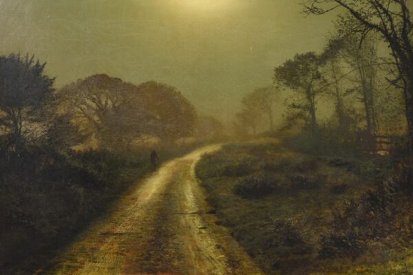 Misty Moonlight, 1872 Oil on canvas by John Atkinson Grimshaw (1836-1893)