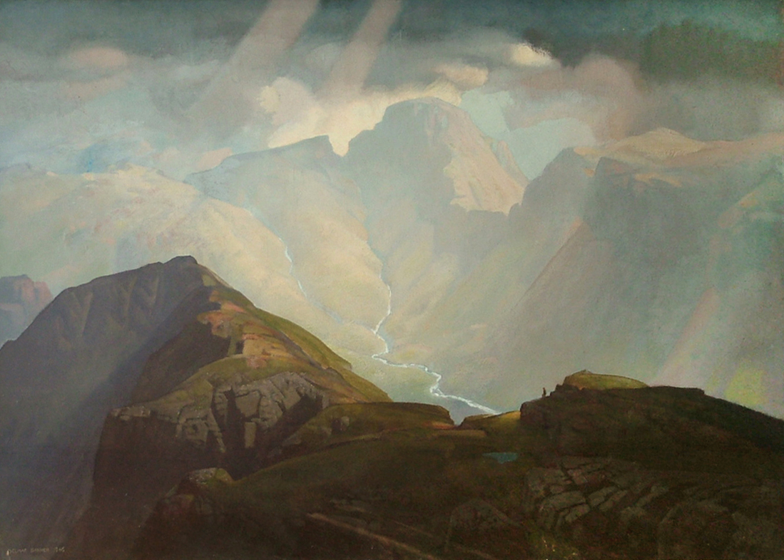 Great Gable from High Stile, 1946 Delmar Harmwood Banner (1896–1983)